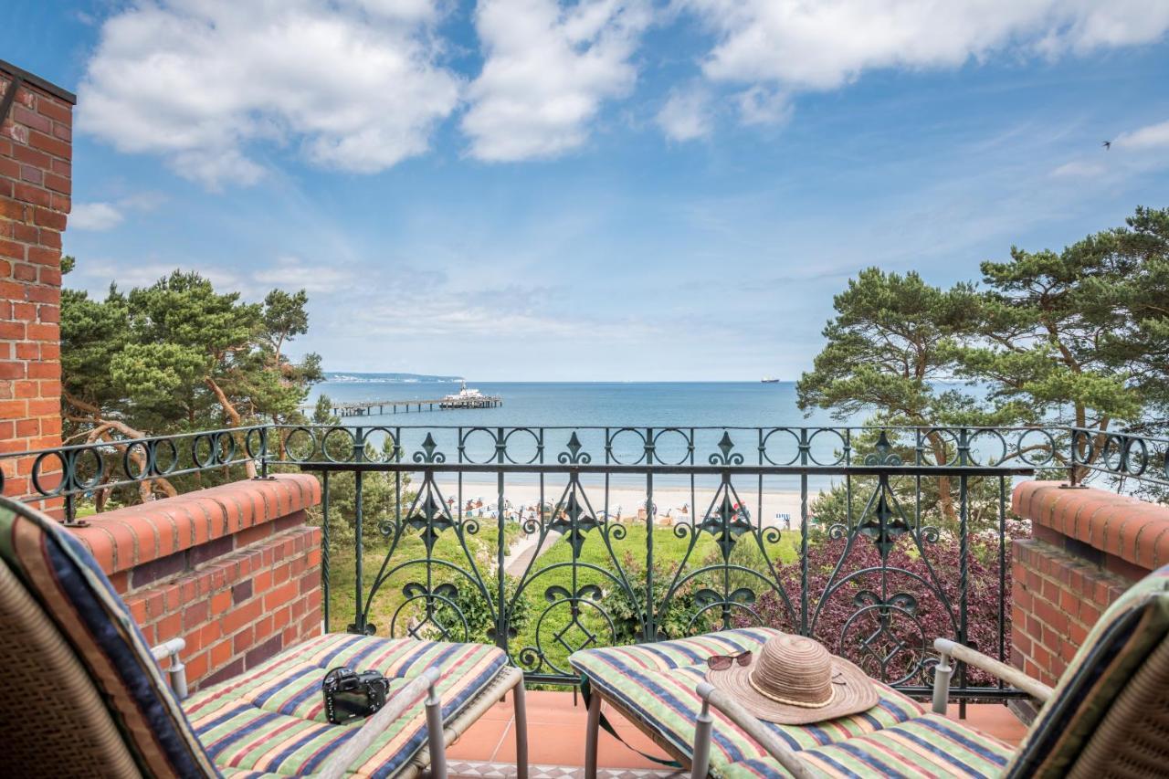 Fewo Direkt Am Strand Mit Meerblick Und Balkon,Villa Glueckspilz, Binz Eksteriør billede