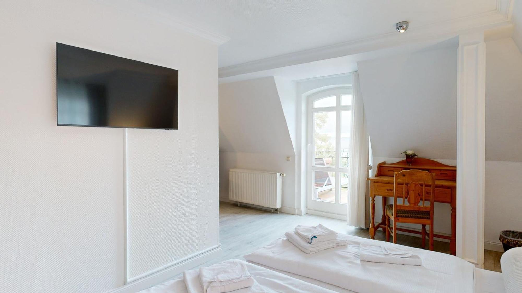 Fewo Direkt Am Strand Mit Meerblick Und Balkon,Villa Glueckspilz, Binz Eksteriør billede
