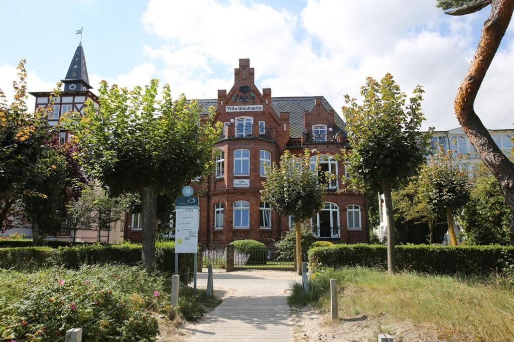 Fewo Direkt Am Strand Mit Meerblick Und Balkon,Villa Glueckspilz, Binz Eksteriør billede